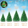 thumbnail image 5 of Strong Camel Artificial Christmas Tree Xmas Pine Tree with Solid Metal Legs Perfect for Indoor and Outdoor Holiday Decoration, 6',Green, 5 of 13