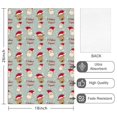 thumbnail image 2 of 2 Pcs Funny Kitchen Towels,Gray Christmas Santa and Reindeer Pattern Microfiber Dish Towels,Kitchen Tea Towels,Kitchen Towel Set (18" X 26"), 2 of 7