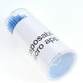 thumbnail image 3 of Cepillo de rímel desechable para extensiones de pestañas, 100 unidades por caja, barra de limpieza grande, color azul, 3 of 9