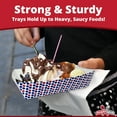thumbnail image 2 of Avant Grub Red & Blue Dot 3 Lb Capacity Coated Paper Food Tray, 25 Pack, 2 of 3