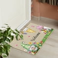 thumbnail image 4 of Welcome Spring Door Mat, Non Slip Funny Gnomes Entrance Mats Spring Summer Floral Butterfly, 30 x 17 Inch Rubber Kitchen Doormat for Holiday Seasonal Farmhouse Decoration, 4 of 6