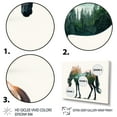 thumbnail image 3 of Designart Double Exposure Of A Horse With Nature Landscape II Canvas Wall Art, 3 of 5