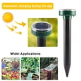 thumbnail image 2 of Repelente de ratones topo solar para exteriores eliminador de serpientes de granja LED electrónico 4 Uds. Hugtrwg  Para estrenar, 2 of 6
