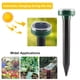 thumbnail image 1 of Repelente de ratones topo solar para exteriores, eliminador de serpientes de granja LED electrónico, 4 Uds. Wdftyju Libre de BPA, 1 of 3