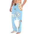 thumbnail image 2 of FORMRS Mens Pajama Pants with Pockets Sleepwear Lounge Bottoms Sizes S-2XL, Milk and Cookies, 2 of 7