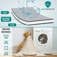 thumbnail image 3 of PetAmi Waterproof Dog Blanket For Small Medium Dog, Pet Puppy Blanket Couch Cover Protection, Fleece Cat Washable Throw, Couch Sofa Furniture Protector, Reversible Soft Plush, 29x40 Taupe/Beige, 3 of 8