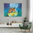 thumbnail image 4 of Scooby Doo Animation Tapestry Luxury Wall Hanging Tapestries Decor Gift For Bedroom Living Room Dormitory Aisle Mural Blanket, 4 of 8