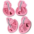 thumbnail image 4 of RomaMX 4 Piezas De Verano Transpirable Mascotas Botas Para Perros Sandalias De Malla Zapatos Para Perros Zapatillas Antideslizantes Suministros Para Mascotas (Rosa) - Tamaño 3, 4 of 7