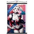 thumbnail image 3 of DC Comics - Harley Quinn - Kiss Wall Poster with Wooden Magnetic Frame, 22.375" x 34", 3 of 3