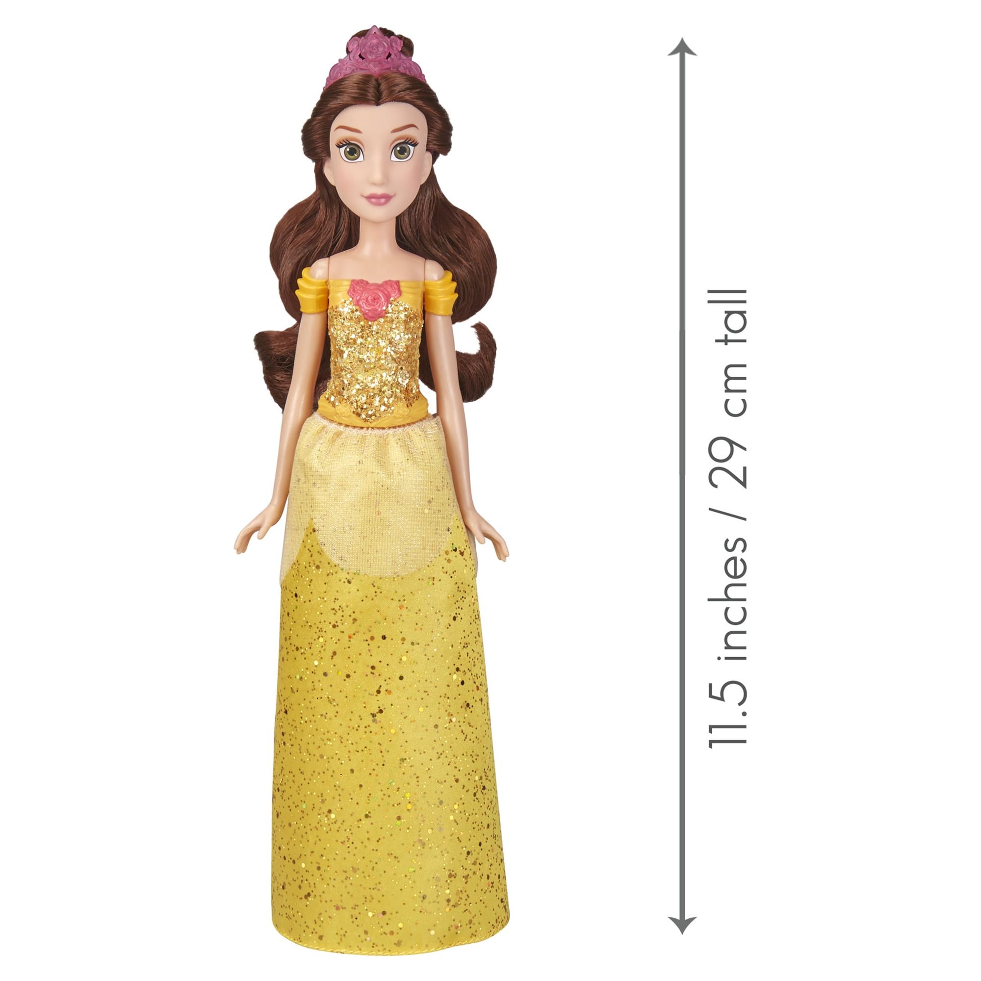 Disney Princess Royal Shimmer Belle with Sparkly Skirt, Includes Tiara and Shoes - image 10 of 16