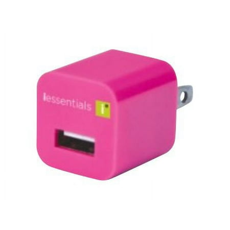 iEssentials IE-ACPUSB-PK - Power adapter - 1 A - QC (USB) - pink