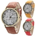thumbnail image 5 of Xinyolin Men Women Fashion Graffiti Retro Cowboy Fabric Analog Quartz, Casual Wrist Watch, 5 of 7