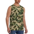 thumbnail image 2 of Daiia Camouflag Printed Men's Tank Tops,Casual Soft Sleeveless Gym Muscle Shirts Bodybuilding Tee-Small, 2 of 8