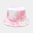 thumbnail image 2 of CoCopeaunts Tie Dye Bucket Hat for Women Double Side Wear Sun Protector Fisherman Hat for Travelling All Seasons All-Match, 2 of 8