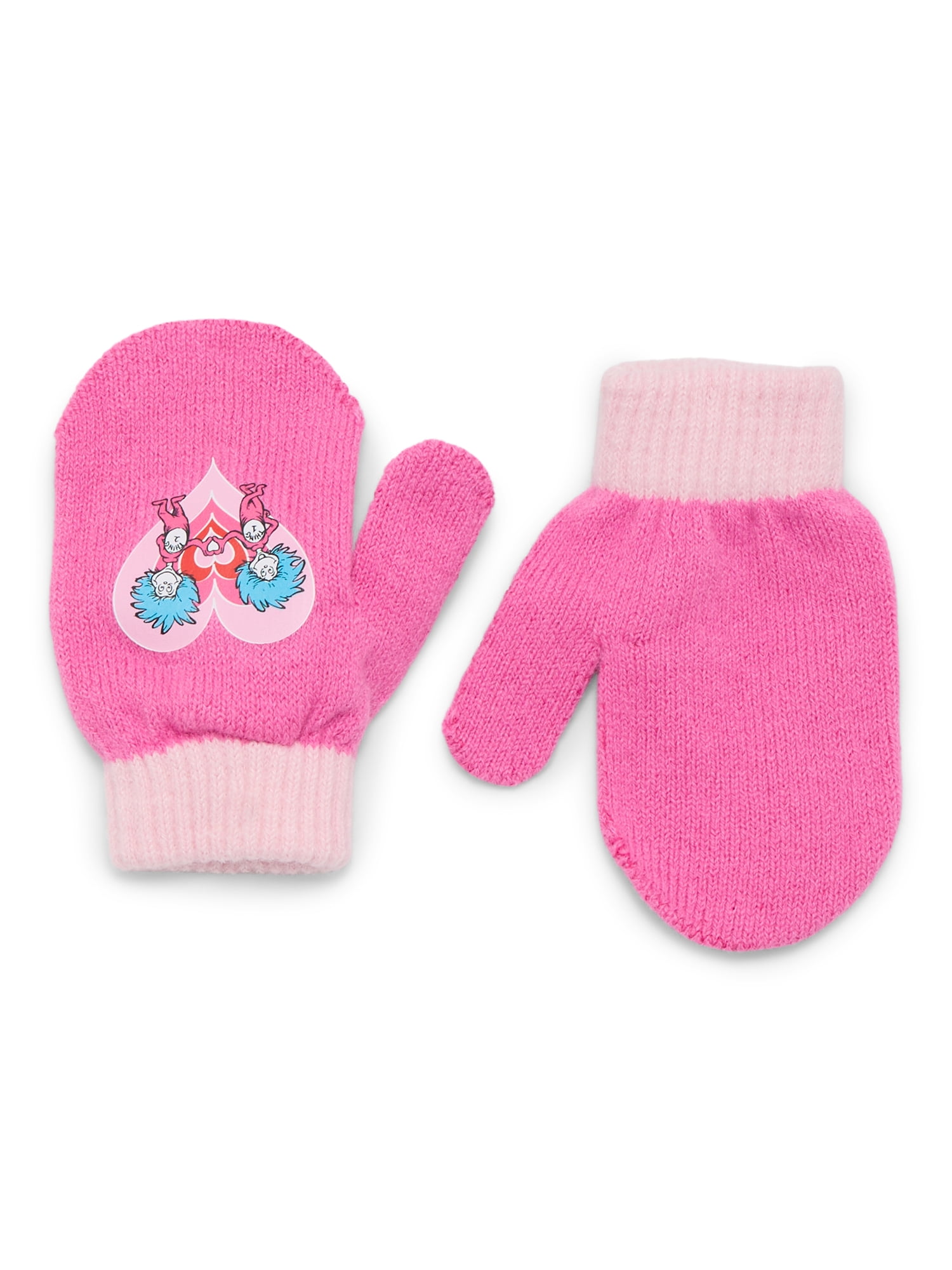 Dr. Suess Thing 1 and Thing 2 Toddler Beanie and Gloves Set, 3-Piece