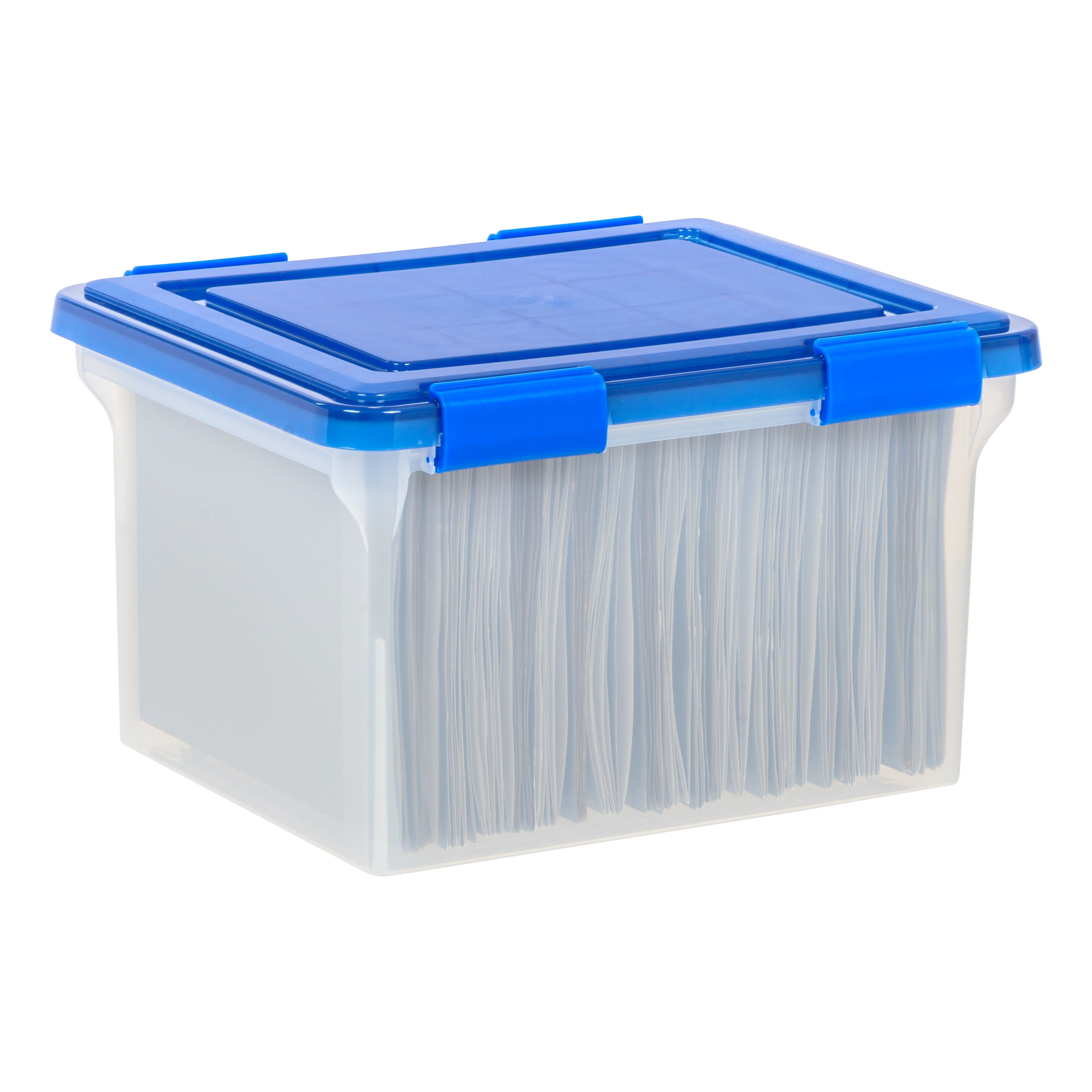 Iris Weathertight Storage File Box, Letter/Legal Size, 10 9/10 x