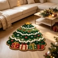 thumbnail image 5 of KKOUHVY Christmas Tree Door Rug, Non-slipped & Absorbent Christmas Door Mat, Soft Cozy Xmas Front Door Rug for Holiday Indoor Entryway, 24x24 inch, 5 of 6