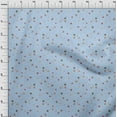 thumbnail image 4 of oneOone Georgette Viscose Grayish Blue Fabric Kids Space Dress Material Fabric Print Fabric By The Yard 42 Inch Wide, 4 of 4