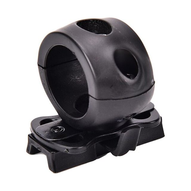 Tactical Helmet Flashlight Mount Clip Military Airsoft Top quality Flashlight Clamp Adaptor He Qiyong unisex