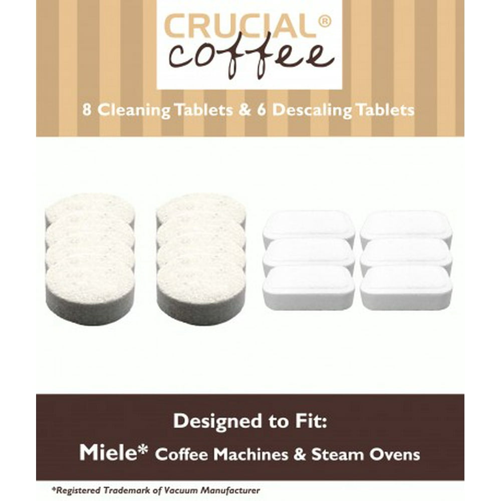 8 Miele Cleaning & 6 Descaling Tablets, Part 05626080, 07616440