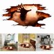 thumbnail image 3 of Decorative vinyl wallpaper, 3D ghost hand scratch wall stickers, Halloween floor ceiling stickers, 3 of 4