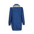 thumbnail image 6 of Mrat Women's Lightweight Zip up Hoodie Women Long Hooded Pullover Casual Workout Soft Fall Zipper Shoulder Outfits Winter Oversized Sweatshirts S-78 Blue XXL, 6 of 8