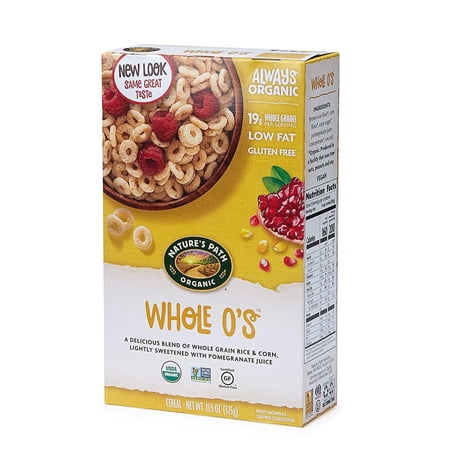 Nature's Path Organic Whole O’s Cereal Gluten Free 11.5 oz Pack of 2