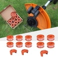 thumbnail image 2 of Speravity Cabezal de cortacésped de buena compatibilidad para varias marcas: juego de carrete de repuesto de nailon resistente y resistente al Herramientas eléctricas 4 + 1 juegos, 2 of 6