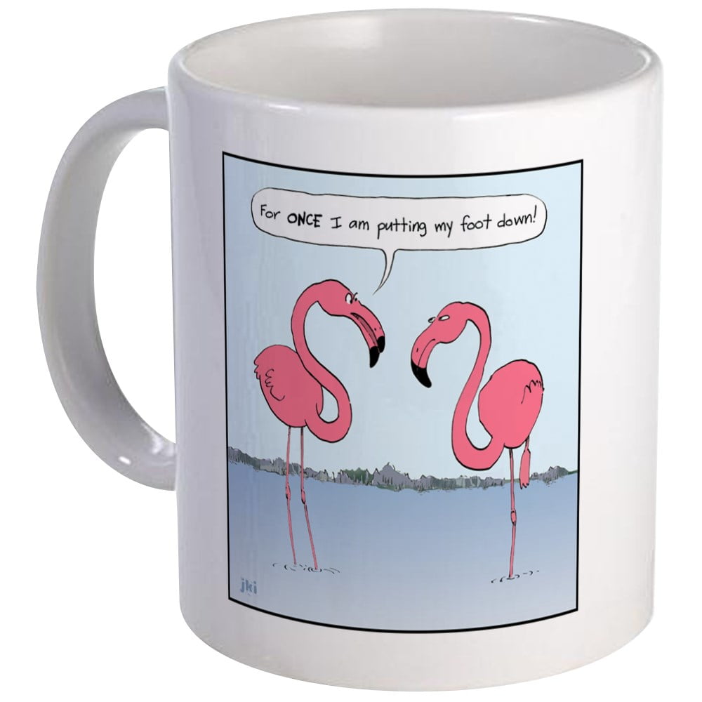 CafePress - Pink Flamingos Mug - Unique Coffee Mug, Coffee Cup