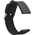 thumbnail image 2 of Silicone Rubber Watch Strap, 24mm, Black, 2 of 7