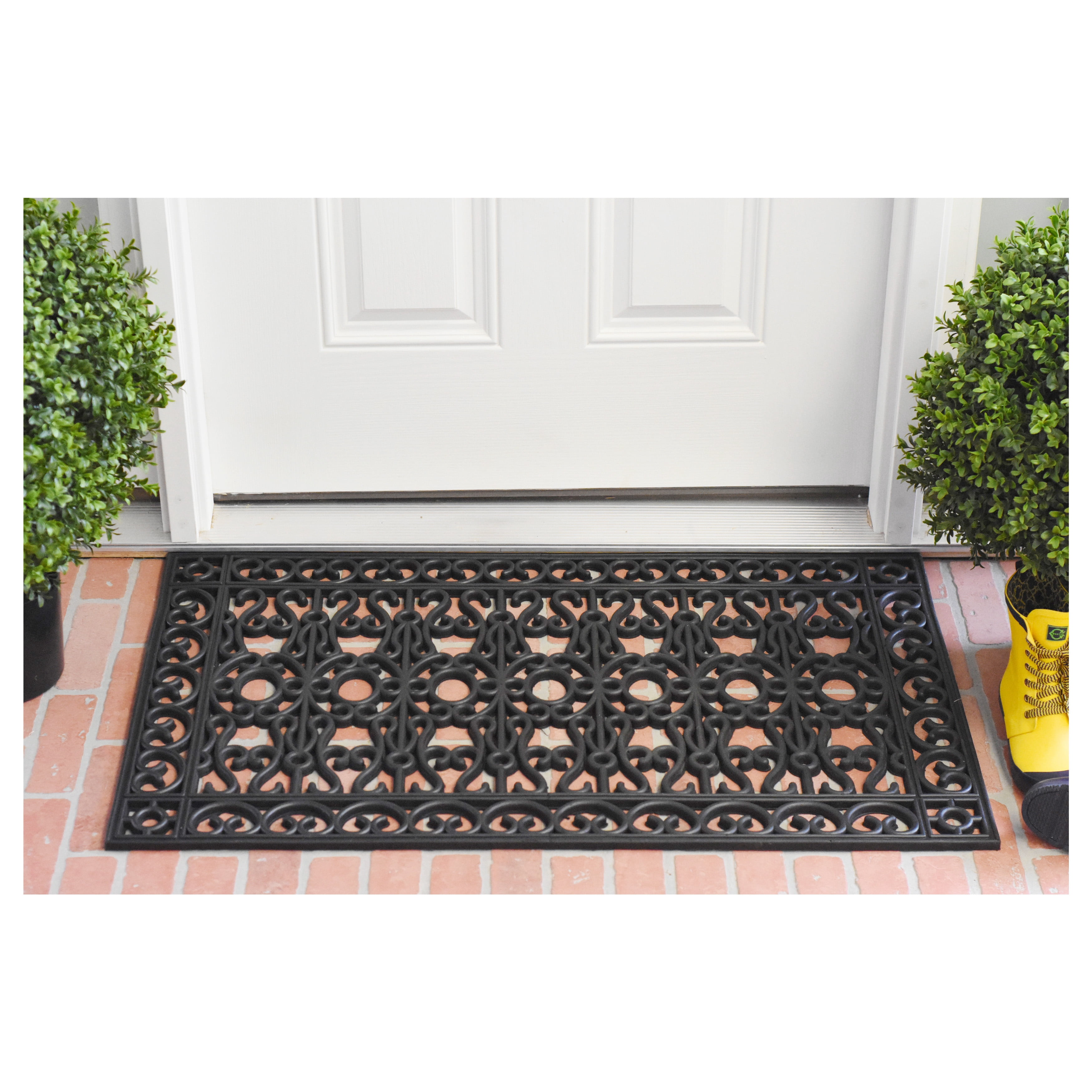Calloway Mills Garrisons Gate Outdoor Rubber Doormat, 24" x 39"