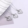 thumbnail image 6 of Turandoss 14K White Gold Plated Cz Initial Love Heart Pendant Necklaces for Women Girls Letter A-Z Pendant Chain Graduation Wedding Birthday Jewelry Gifts for Teen Kids Mom Wife Bride Age, 6 of 8