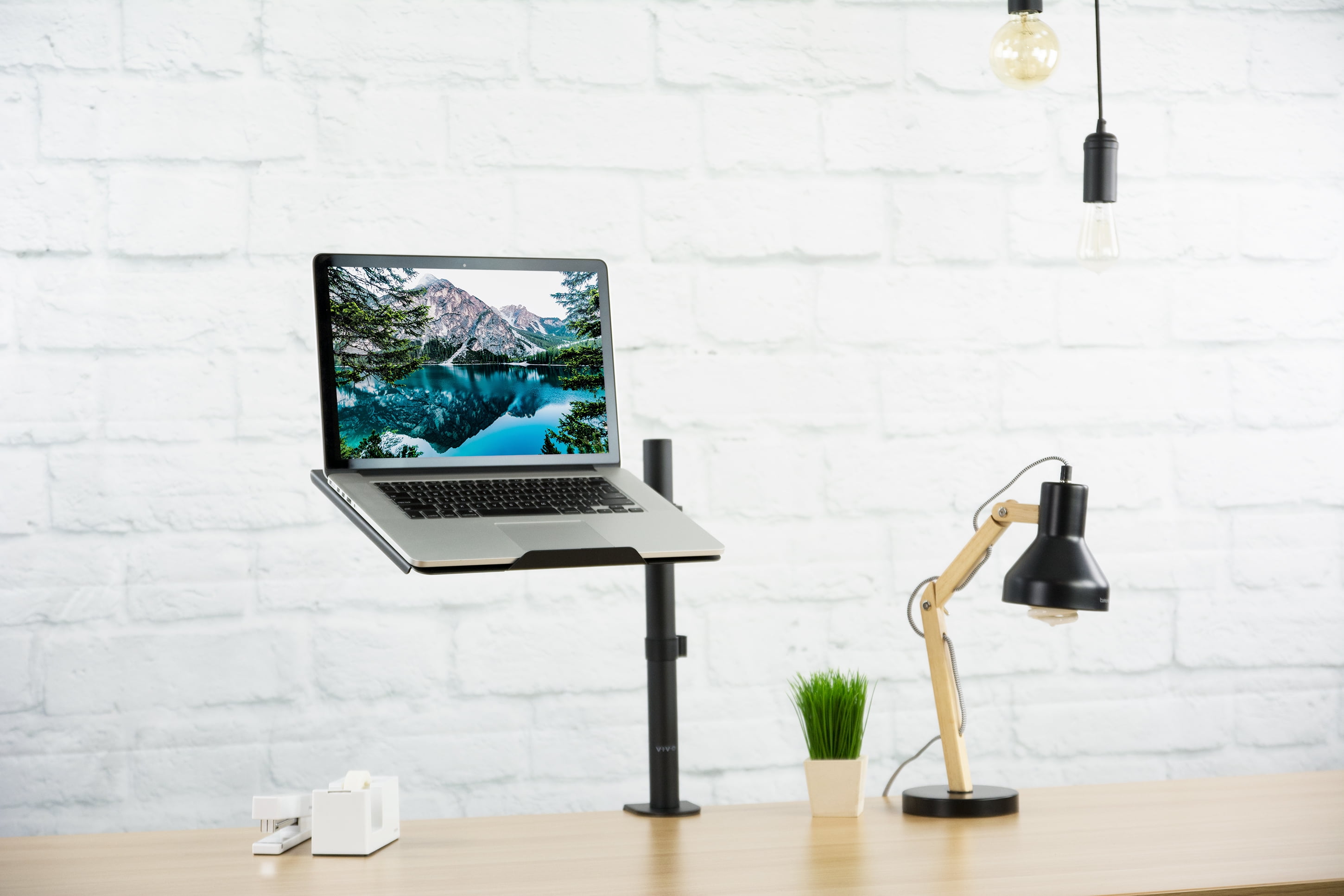 Vivo Single Laptop Notebook Desk Mount Stand Fully