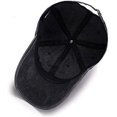 thumbnail image 3 of Minzimin 1Pack Men Women Baseball Cap Vintage Washed Distressed Hats Twill Plain Adjustable Dad-Hat, 3 of 5