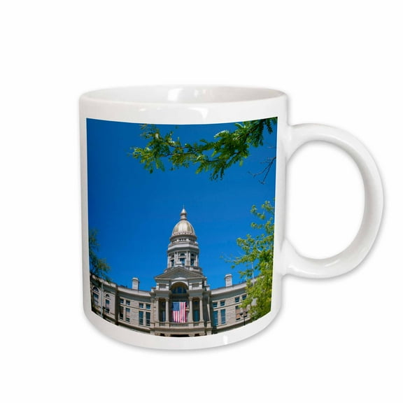 3drose, Dome, Capitol Building, Cheyenne, Wyoming - Us51 Bba0031 - Bill Bachmann, 15oz Mug
