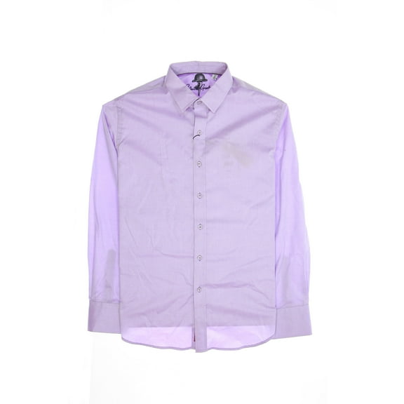 Robert Graham 'Wood Street' Men's Pinstripe Button Down Shirt Sport (Large, Light Purple)