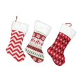 thumbnail image 2 of Calcetines decorativos navideños para niños, bolsa de regalo de dulces, accesorios colgantes, calcetines navideños de lana roja, novedad de 2024, 2 of 3