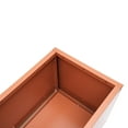 thumbnail image 6 of Garden Steel Planter Box, Outdoor Rectangular Planters, Modern Planter Box, Rose Gold Steel Planter Box, Floor Standing 31.5 x 16 x 16 inch W/ 2 Gloves, 6 of 16