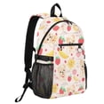 thumbnail image 2 of JIALIOU 14" Laptop Backpack Waterproof Airline Approved Stylish Casual Daypack for Travel Business College Work, Dog Banana Strawberry Sun, 2 of 8