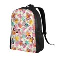 thumbnail image 2 of Fotbe Butterflies and Roses Travel Laptop Backpack, Business Slim Sturdy Laptops Backpack, Water Resistant College School Computer Bag Gift for Men & Women Fits 15.6 Inch Notebook, 2 of 8