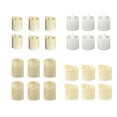 thumbnail image 4 of Lámpara Velas de té sin llama de 6 uds. Velas de té parpadeantes que funcionan con pilas (B) Tmvgtek Para estrenar, 4 of 9