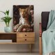 thumbnail image 5 of Qisvanset Framed Canvas Wall Art 12x16 Inch Leopard Floral Cushion Vintage Jungle Wildlife Art, 5 of 5