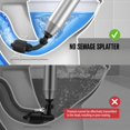 thumbnail image 5 of 1-Pack Electric Toilet Plunger, High Air Drain Unclogger for Toilet Sink Shower and Kitchen Drain, with Storage Bag, 5 of 7