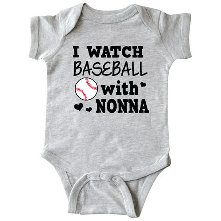 

Inktastic I Watch Baseball with My Nonna Gift Baby Boy Bodysuit
