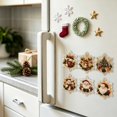 thumbnail image 4 of Christmas Pearl Diamond Art Painting Fridge Magnets Kit 6 Pcs, DIY Mosaic Crystal Refrigerator Decorative Magnet Art Sets for Adults, Holiday Craft Kit for Home Decor & Gifting, 4 of 7