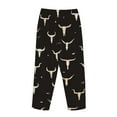 thumbnail image 5 of Bingfone Pajamas For Women,Cow Skulls Pajama Pants With Pockets-X-Large, 5 of 9