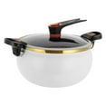 thumbnail image 6 of 8l/8.45qt Micro Pressure Cooker For Home Restaurant Pressure Cooker W/Visual Lid White, 6 of 33
