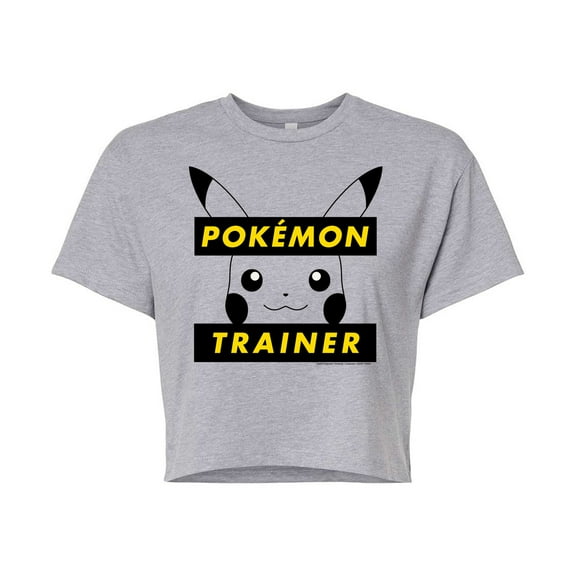 Pokémon - Pokémon Trainer - Juniors Cropped Cotton Blend T-Shirt