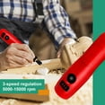 thumbnail image 6 of Wekvgz Mini Cordless Rotary Tool - Adjustable Speed Electric Grinder with 36Pcs Accessories for Sanding Polishing, 6 of 11