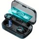 thumbnail image 1 of Wireless Earphones,Bluetooth Headphones Wireless Earbuds Touch Control with LED, IPX7 Waterproof, hi-fi Stereo Earbuds, deep bass Sports Earbuds with Built-in Microphone (Black-PRo6), 1 of 8